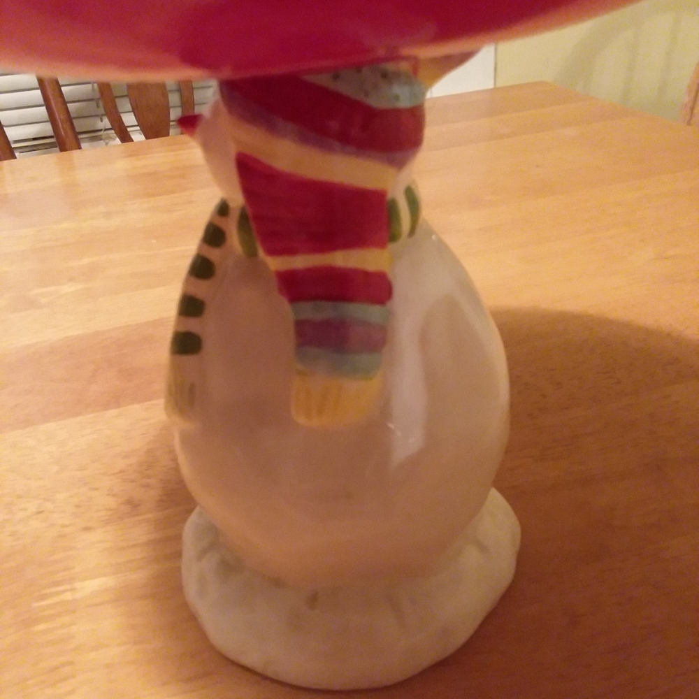 Whimsical Snowman Dessert Plate - Picture 4 of 7